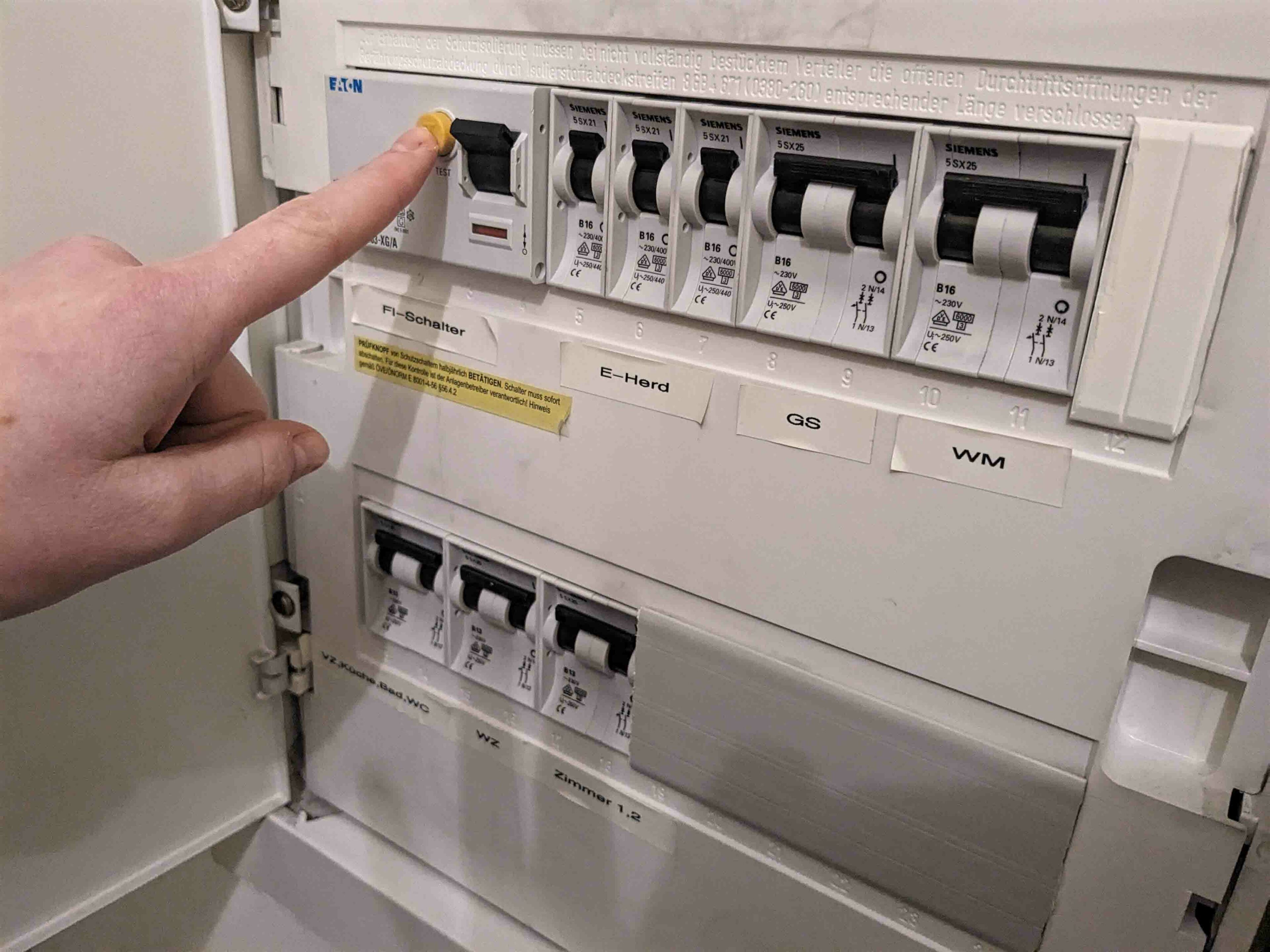 Kein Strom Nach Kurzschluss Sicherung Und Fi Schalter Sind Eingeschaltet www.elektroinnung-wien.at